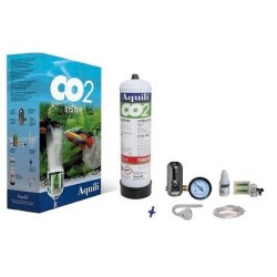 Kit CO2 con riduttore a pistoncino e bombola 600 gr