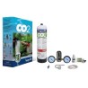 Kit CO2 con riduttore a pistoncino e bombola 600 gr