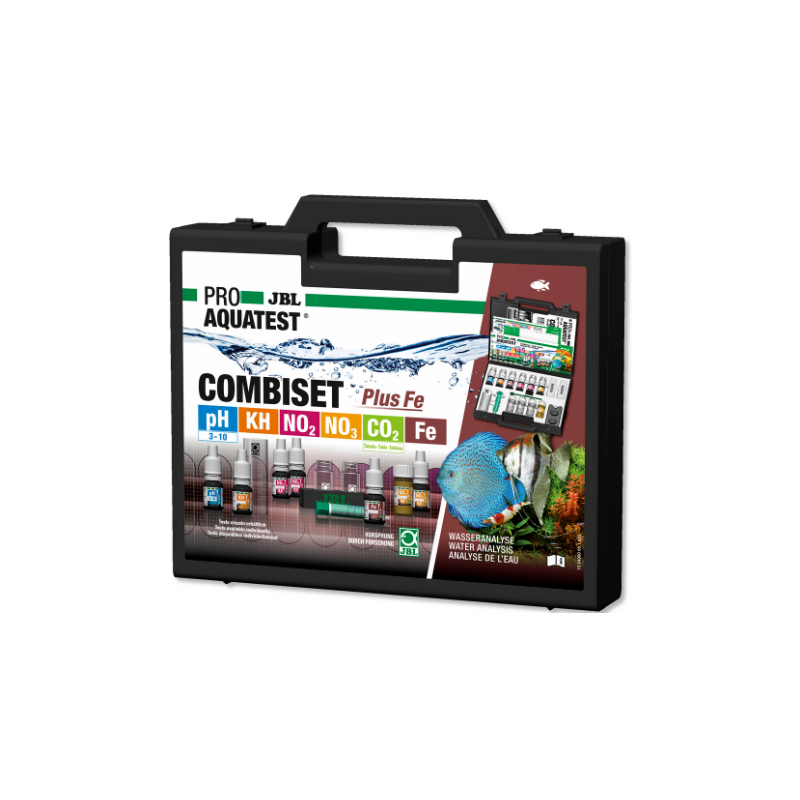 JBL ProAquaTest CombiSet valigetta con ferro JBL ProAquaTest CombiSet valigetta con ferro