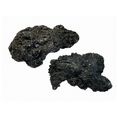 roccia vulcanica grigio/nera