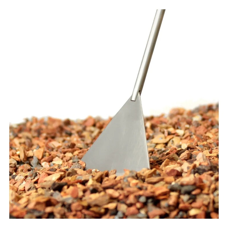 Spatola per ghiaia in acciaio inox 32 cm