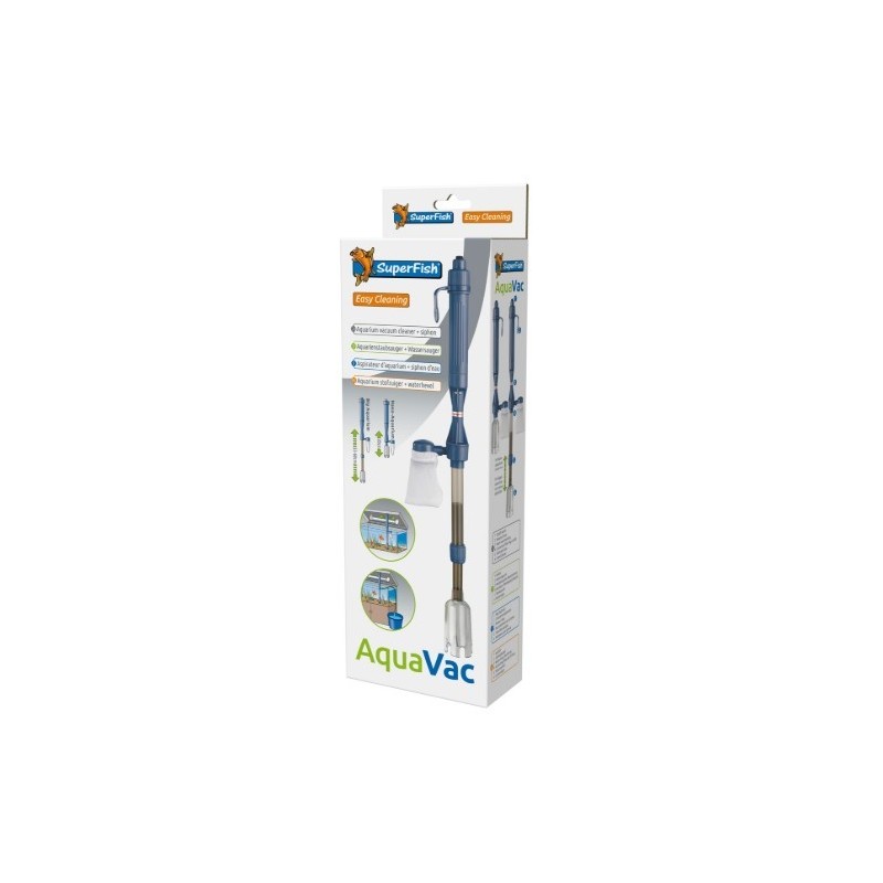 SuperFish - Aquavac Sifone a batteria per la pulizia del fondo